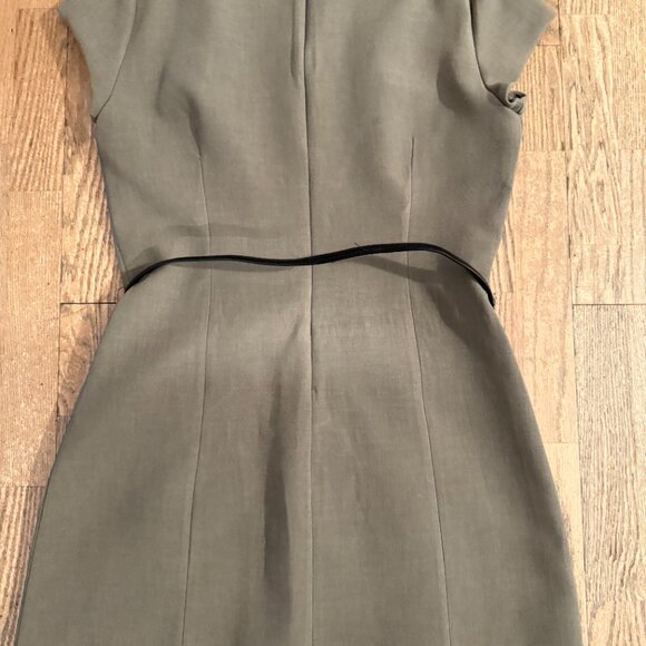 NWT ZARA BELTED MINI DRESS SIZE XL GREEN 9119 / 556 - Picture 8 of 8
